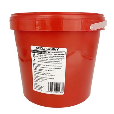 Kečup jemný 1x5kg Fruta Bohemia